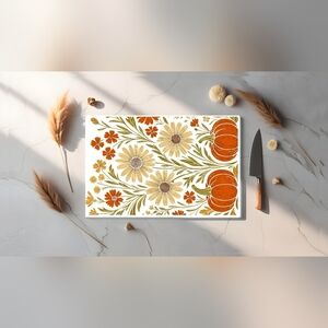 Floral Pattern Cutting Board